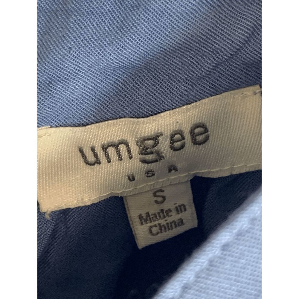 Umgee Dusty Blue Embroidered Peasant Blouse - Picture 5 of 8